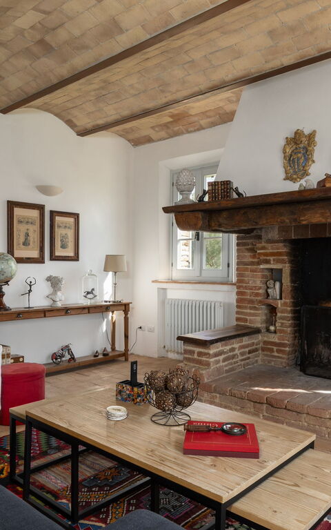 Casale Delle Mele: Wohnzimmer