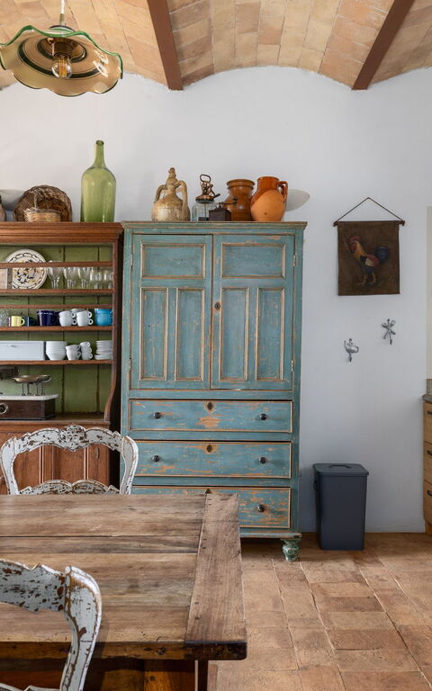 Casale Delle Mele: Esszimmer, Küche