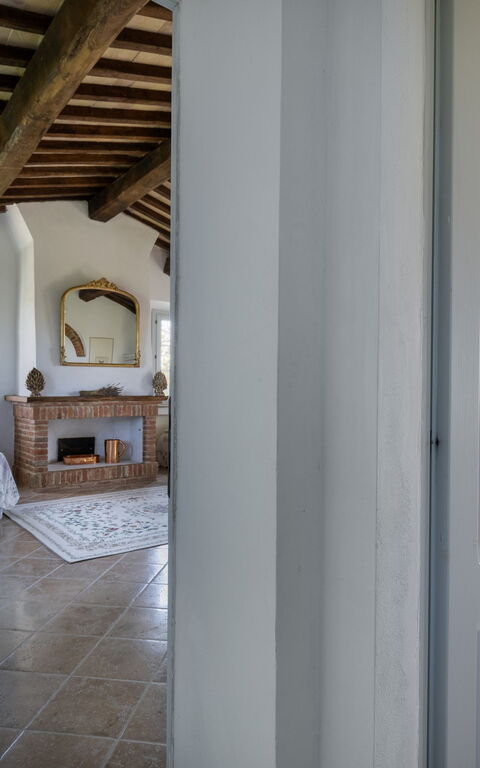 Casale Delle Mele: Bad, Schlafzimmer