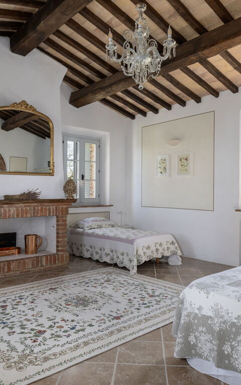 Casale Delle Mele: Schlafzimmer