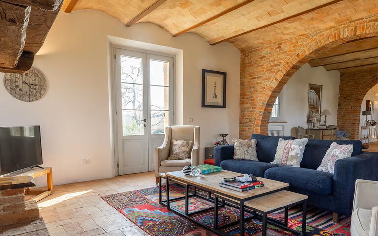 Casale Delle Mele: Wohnzimmer