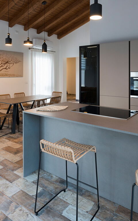 Villa Sike: Esszimmer, Küche