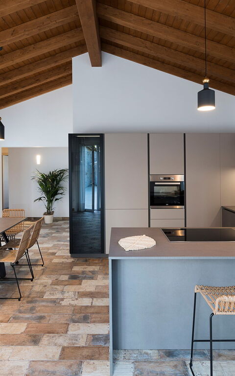 Villa Sike: Esszimmer, Küche