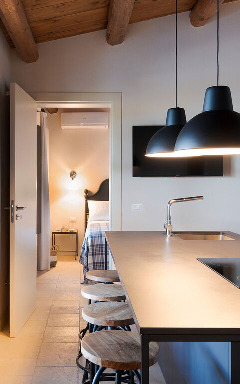 Villa Zigulì: Esszimmer, Küche