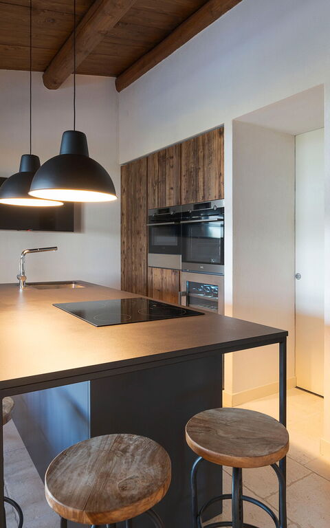 Villa Zigulì: Esszimmer, Küche