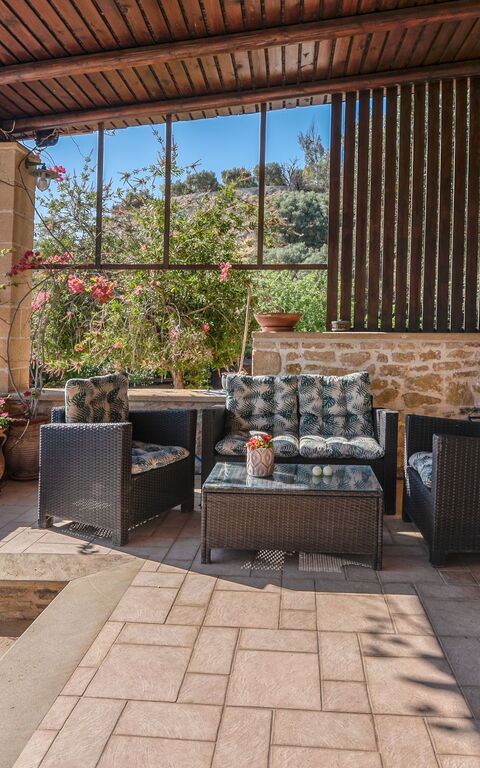 Villa Dimmare: Außen, Balkon / Terrasse / Patio, Draussen