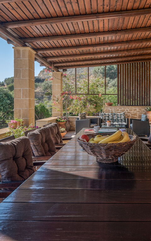 Villa Dimmare: Ansichten, Außen, Balkon / Terrasse / Patio, Draussen