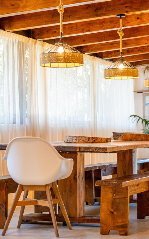 Villa Sole Tra i Ginepri: Esszimmer, Wohnzimmer