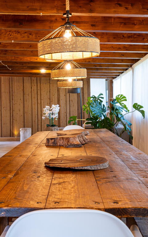 Villa Sole Tra i Ginepri: Esszimmer, Wohnzimmer