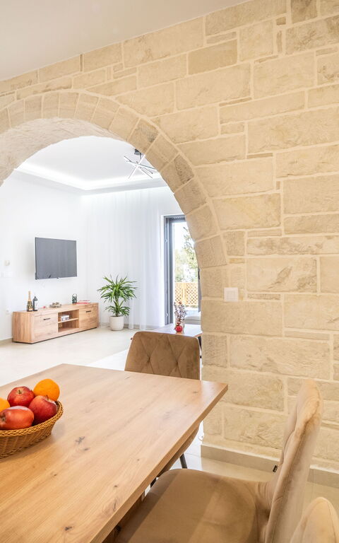 Villa Blini: Esszimmer, Küche