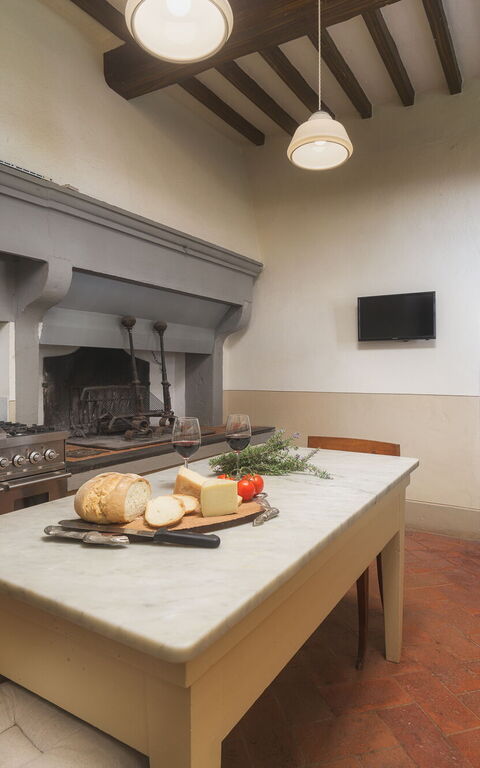 Villa Laparelli Pitti: Küche