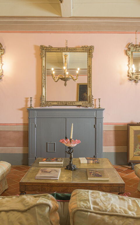 Villa Laparelli Pitti: Wohnzimmer