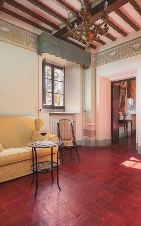 Villa Laparelli Pitti: Wohnzimmer
