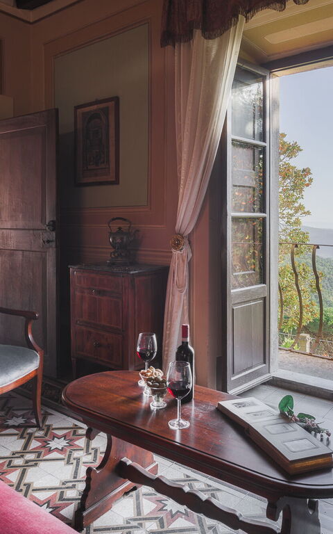 Villa Laparelli Pitti: Wohnzimmer