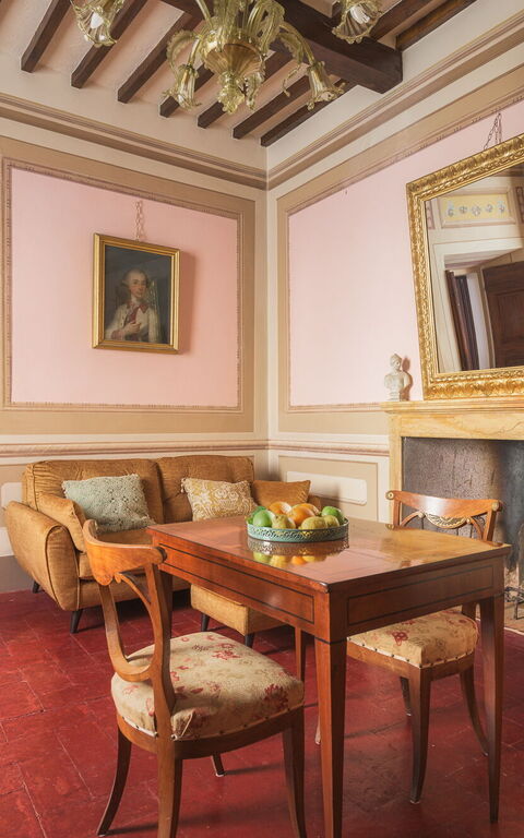 Villa Laparelli Pitti: Wohnzimmer