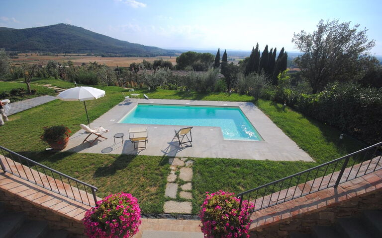 Villa Le Corchie: Außen, Draussen, Garten, Schwimmbad