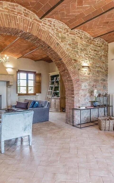 Villa Il Pozzo: Wohnzimmer