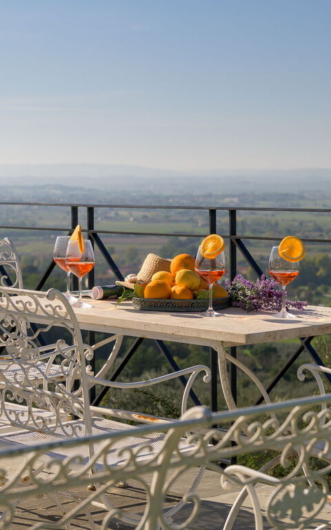 Villa Belvedere: Ansichten, Außen, Balkon / Terrasse / Patio, Draussen