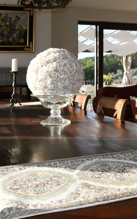 Villa Torresassa: Esszimmer, Wohnzimmer