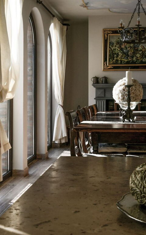 Villa Torresassa: Esszimmer, Wohnzimmer