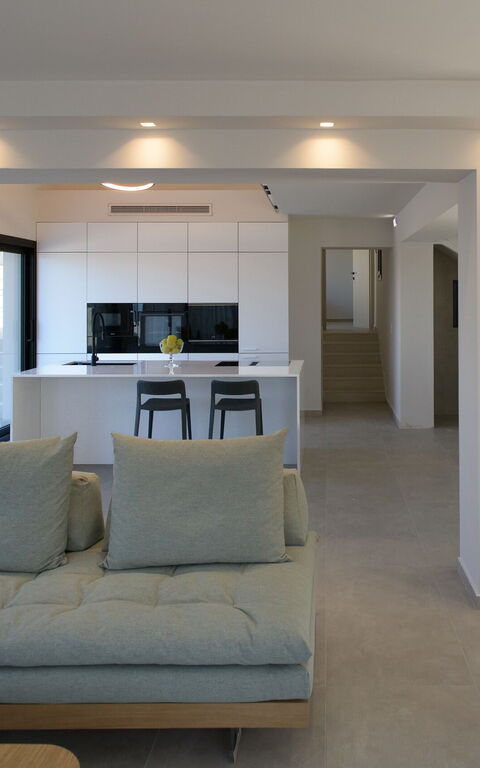 Villa Cocona: Küche, Wohnzimmer