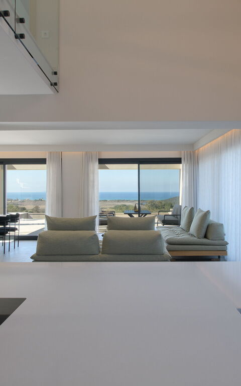 Villa Cocona: Küche, Wohnzimmer