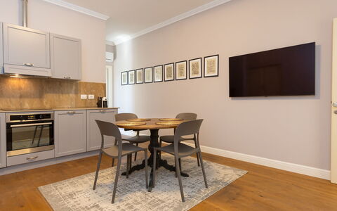 Unterkunft Borgo Ariano 20: Esszimmer, Küche