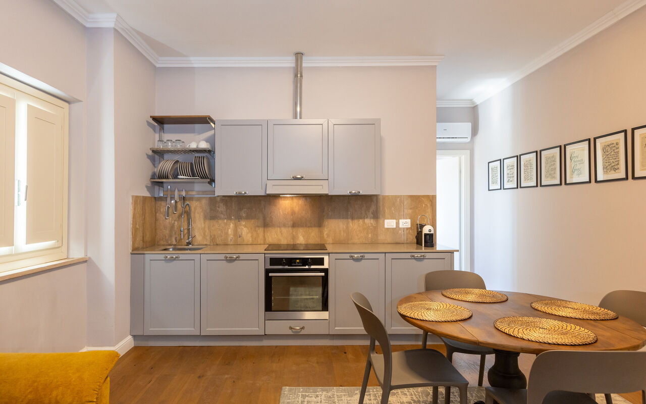 Unterkunft Borgo Ariano 20: Esszimmer, Küche