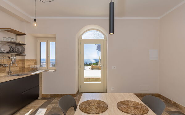 Unterkunft Borgo Ariano 17: Esszimmer, Küche