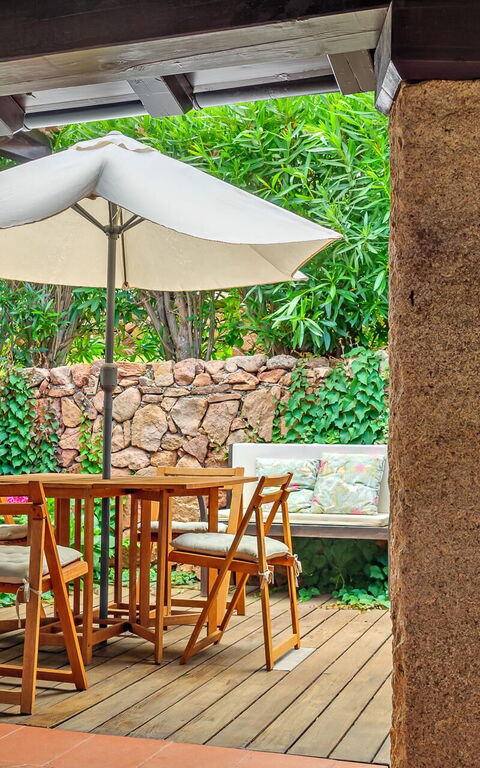 Villa Silenis: Außen, Balkon / Terrasse / Patio, Draussen