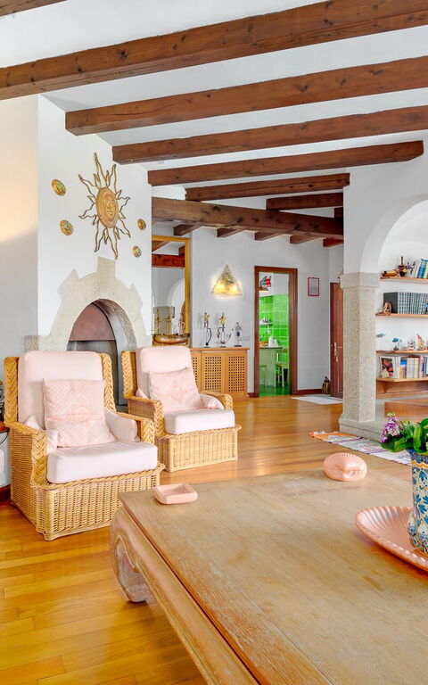 Villa Silenis: Wohnzimmer