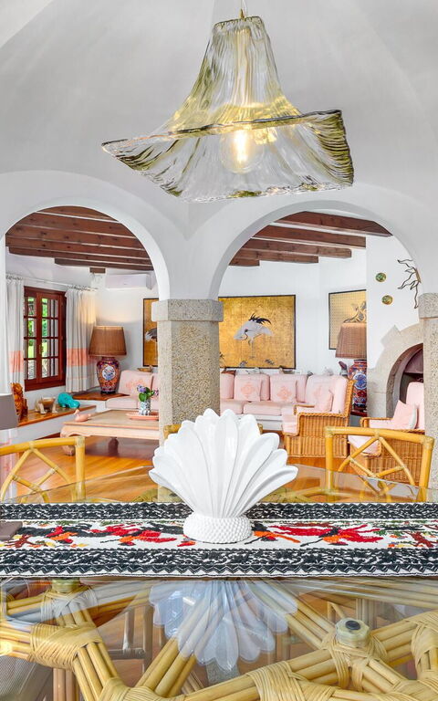 Villa Silenis: Esszimmer