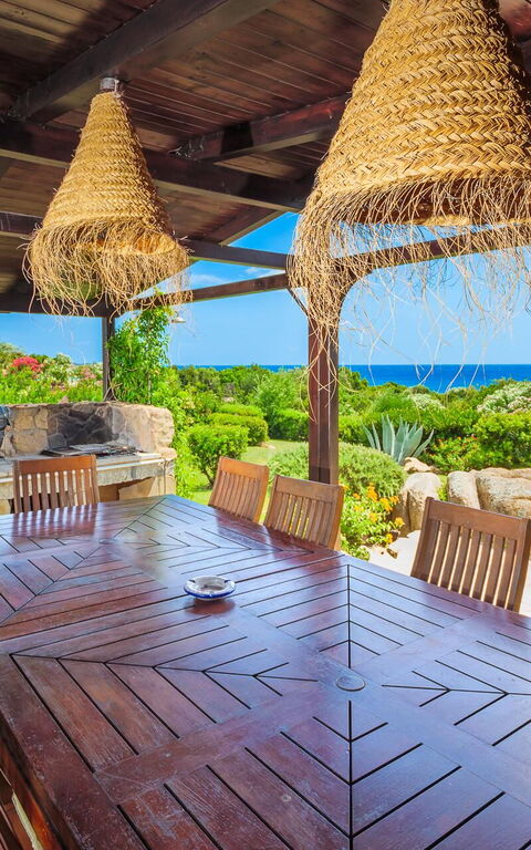 Villa Silenis: Außen, Balkon / Terrasse / Patio, Draussen