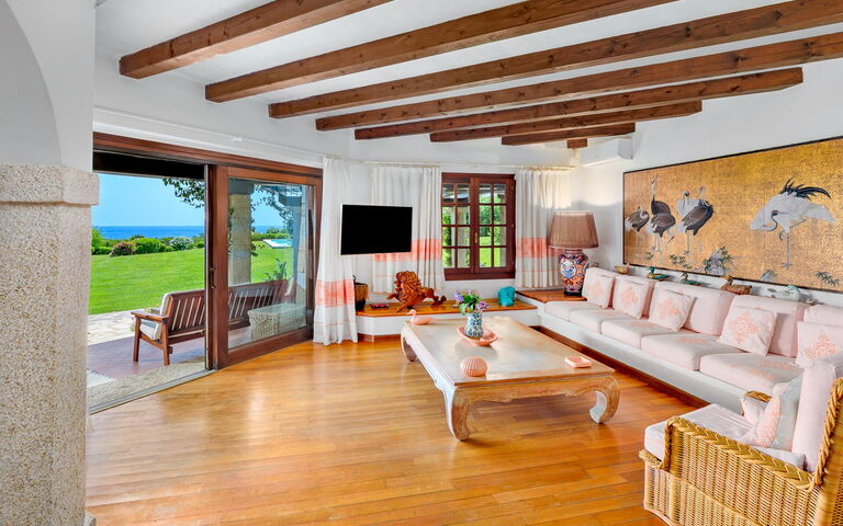 Villa Silenis: Wohnzimmer