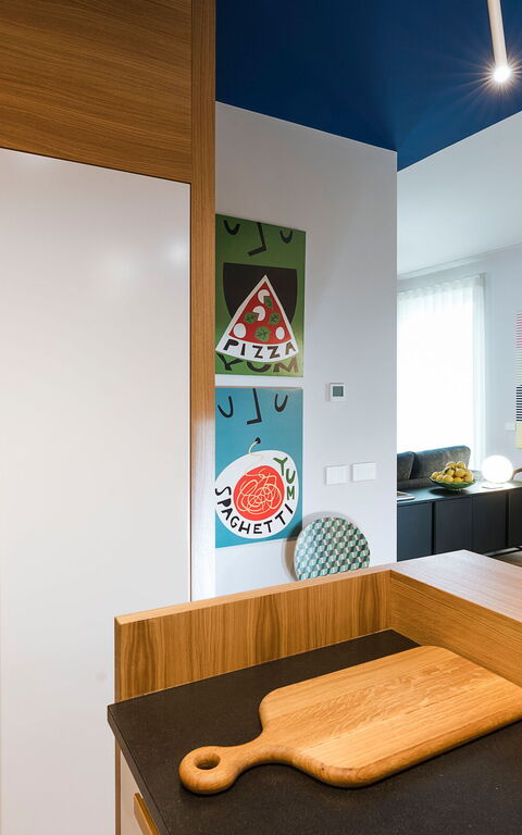 Monumento Apartament: Küche