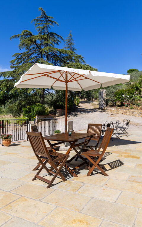 Tenuta Macericca: Außen, Balkon / Terrasse / Patio, Draussen