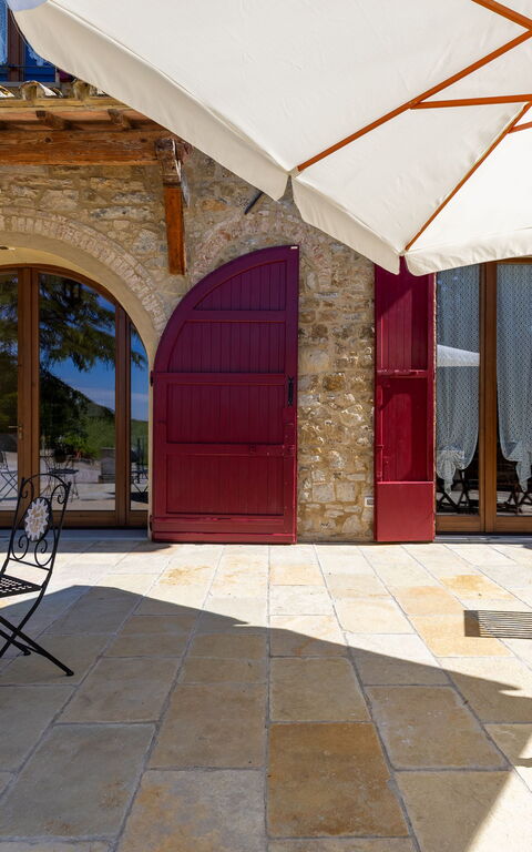 Tenuta Macericca: Außen, Balkon / Terrasse / Patio, Draussen