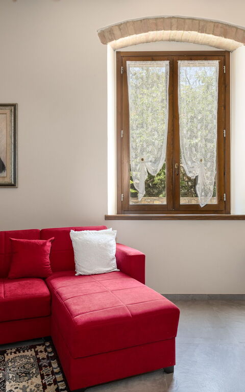 Tenuta Macericca: Wohnzimmer