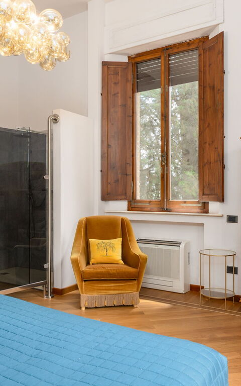 Villa Silvia: Bad, Schlafzimmer