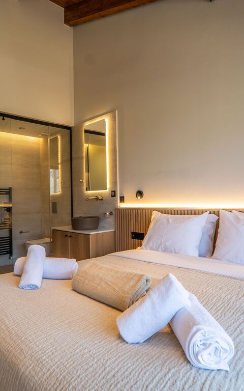 Villa Zen Chrysi: Schlafzimmer