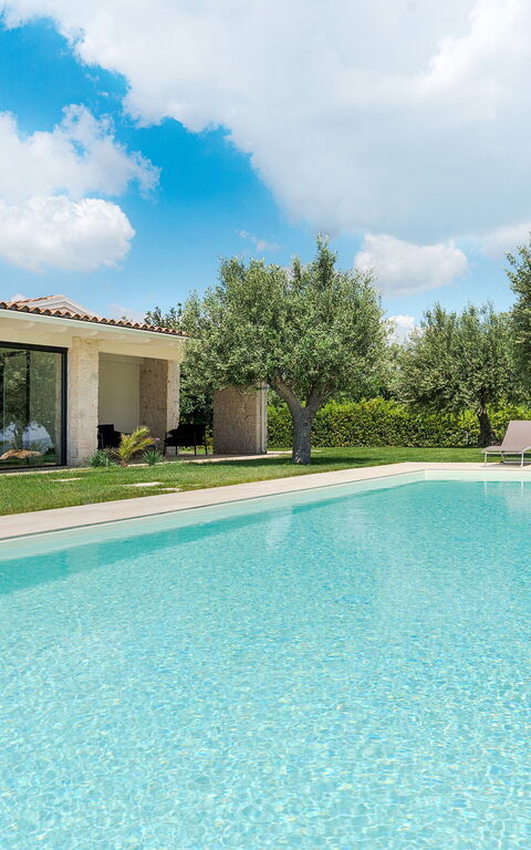 Netina Domus: Draussen, Schwimmbad