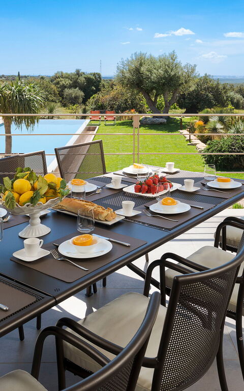 Corte Antigua: Außen, Balkon / Terrasse / Patio, Draussen, Garten