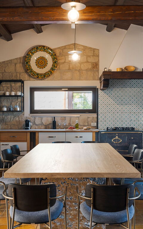 Corte Antigua: Esszimmer, Küche