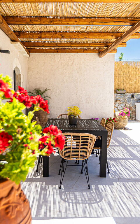 Villa Platon: Außen, Balkon / Terrasse / Patio, Draussen