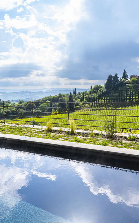 Villa Tenuta Casenuove: Ansichten, Außen, Draussen, Garten, Schwimmbad