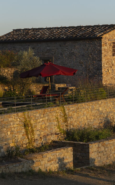 Villa Tenuta Casenuove: Außen, Draussen, Garten