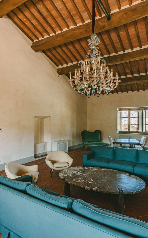 Villa Tenuta Casenuove: Wohnzimmer
