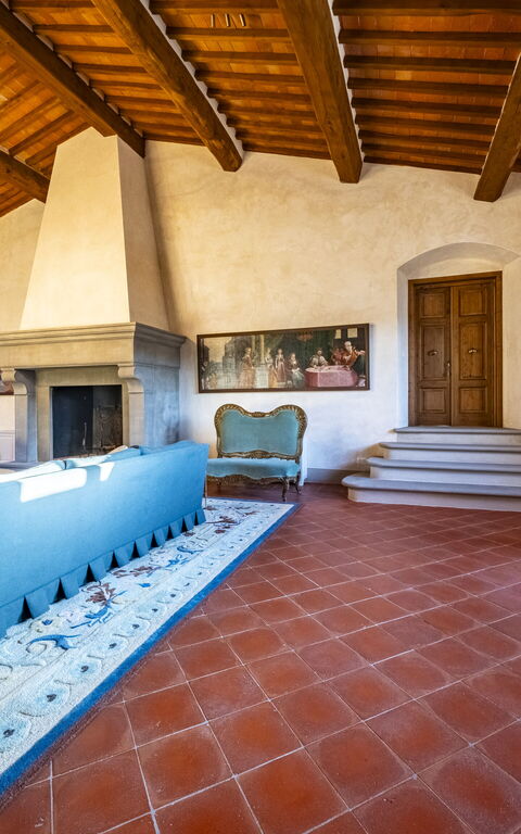 Villa Tenuta Casenuove: Wohnzimmer
