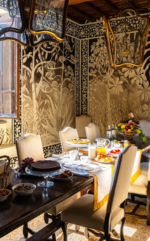 Villa Tenuta Casenuove: Esszimmer