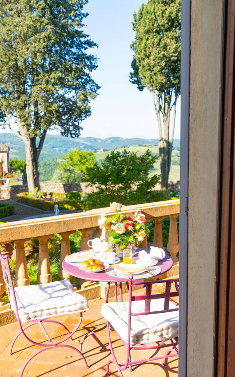 Villa Tenuta Casenuove: Balkon / Terrasse / Patio